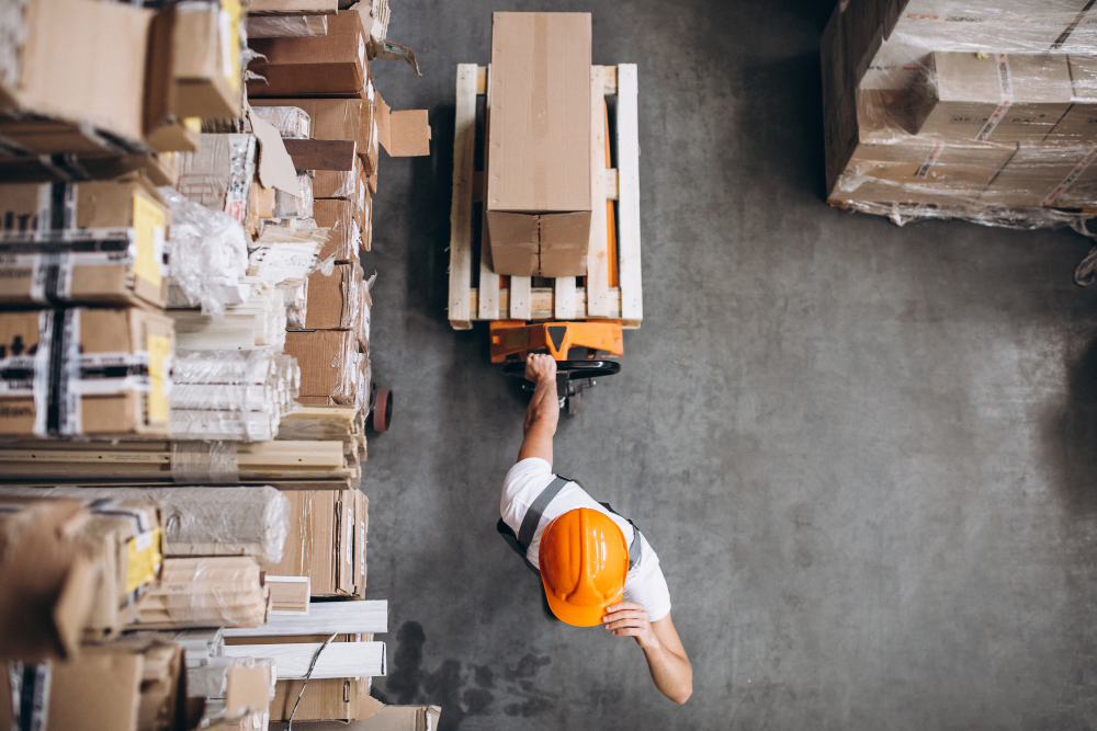 Centro de distribuição com operação logística